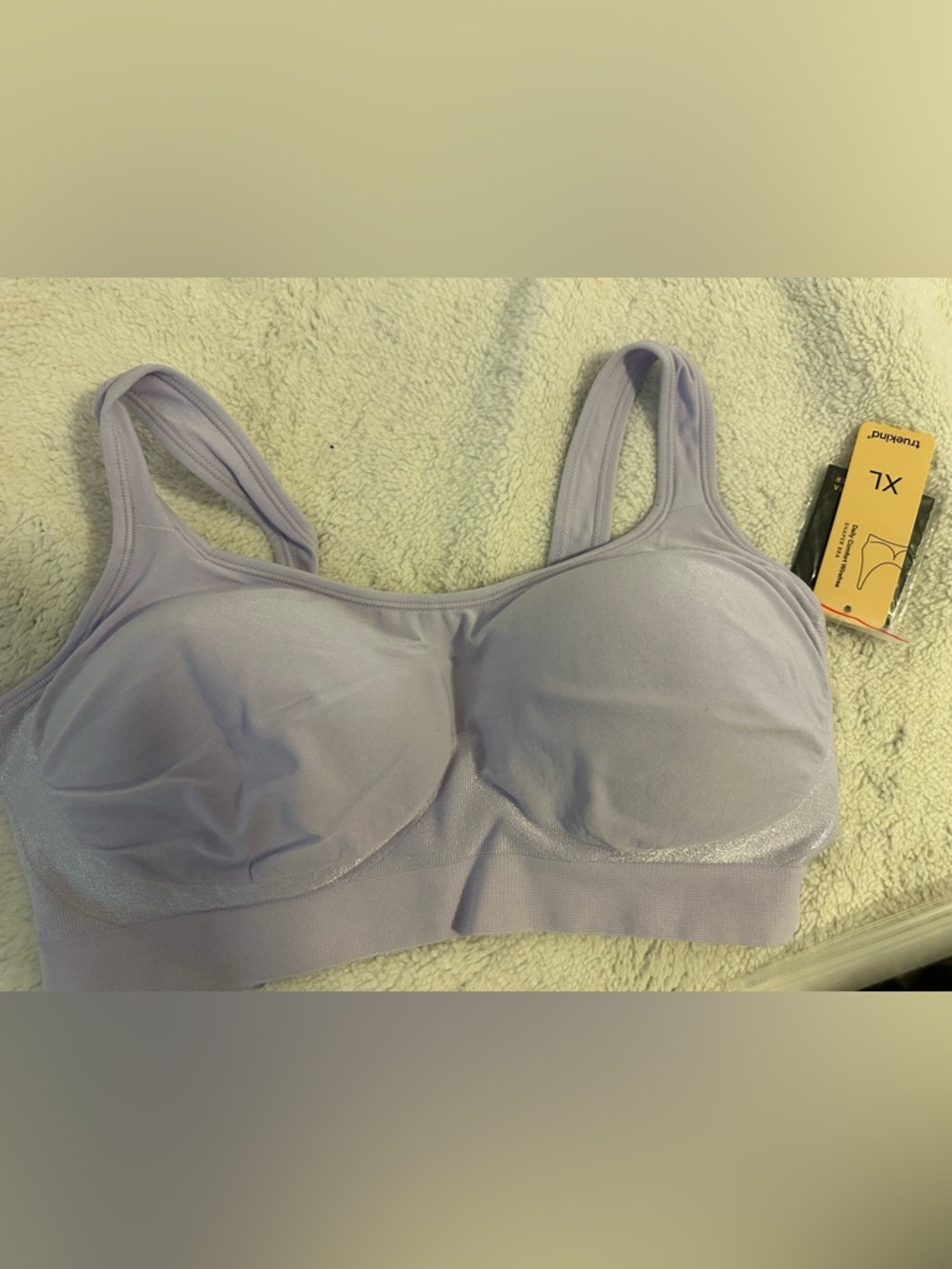 ShaperMint Lilac Wireless Support Bra XL NWT